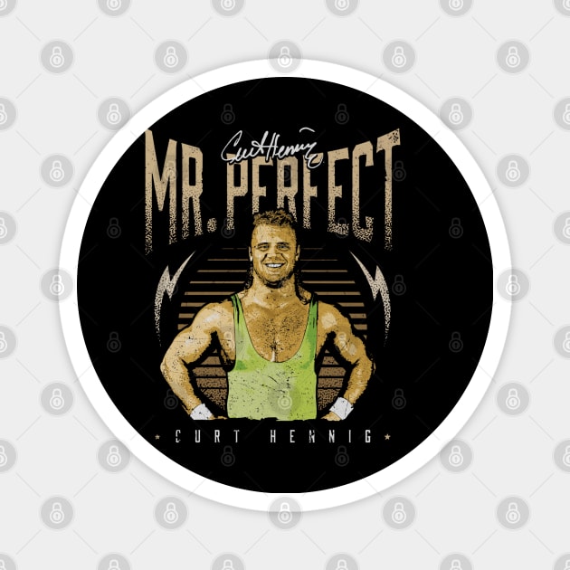 Mr. Perfect Retro Magnet by MunMun_Design